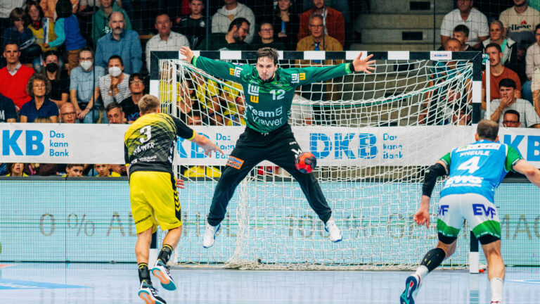 Göppingens Daniel Rebmann bildet ab Sommer 2023 das Torhüterduo mit Ivanišević beim VfL Gummersbach
