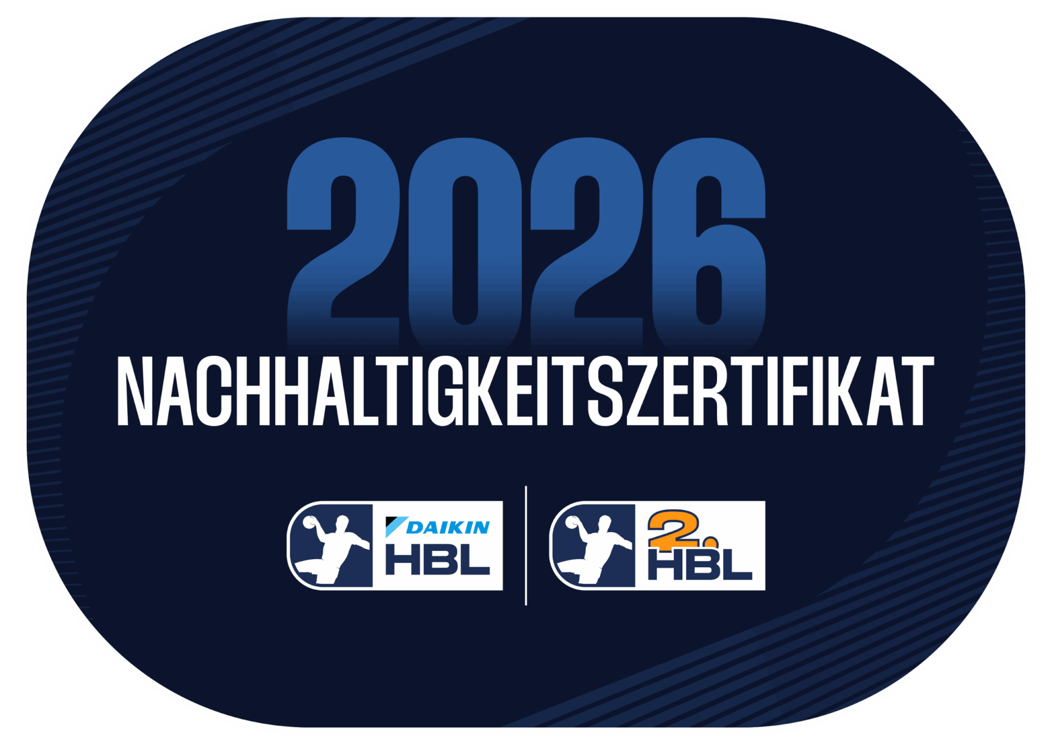 VfL Gummersbach erhält das Nachhaltigkeitszertifikat 2026 der HBL